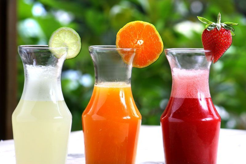 Juice fattening foods