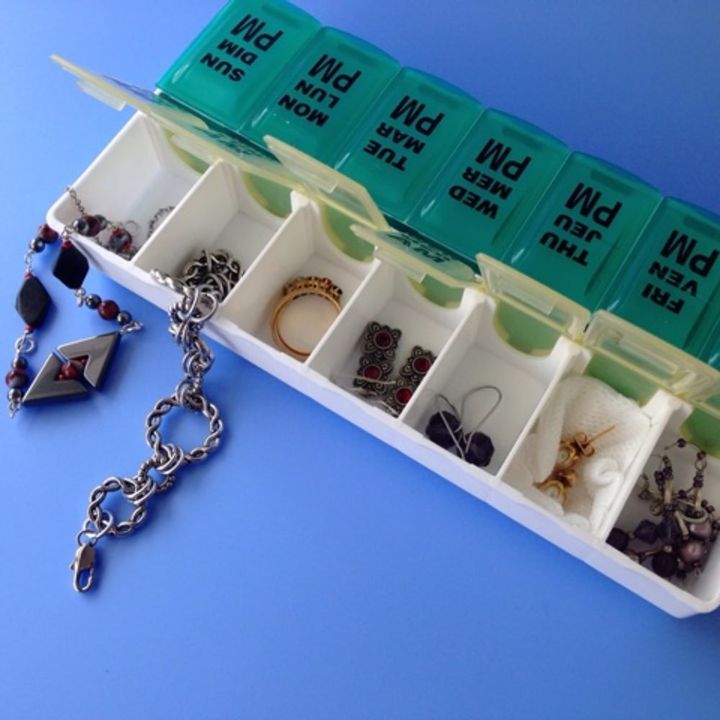 Store Jewelry in Pill Boxes