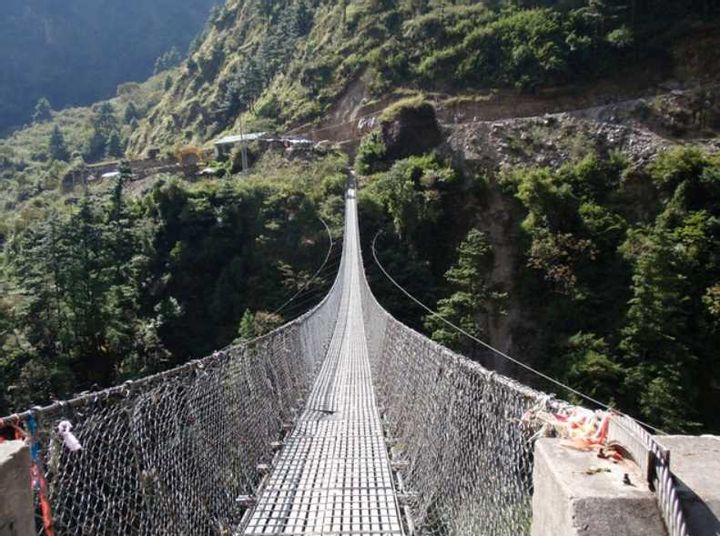 Hanging Bridge Of Ghasa (Nepal)