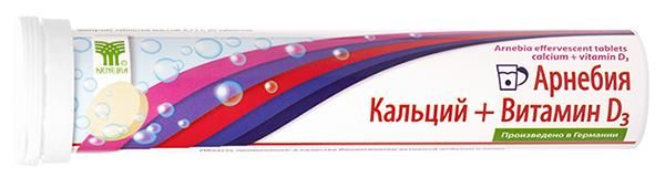 Arnebia-kalsium + D3-vitamiini